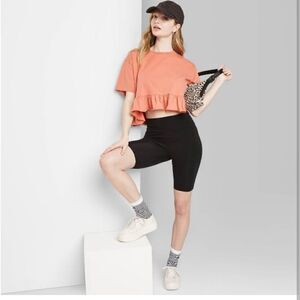 NWTWomen's  3 PairsHigh-Rise Bike Shorts - Wild Fable™ Size S